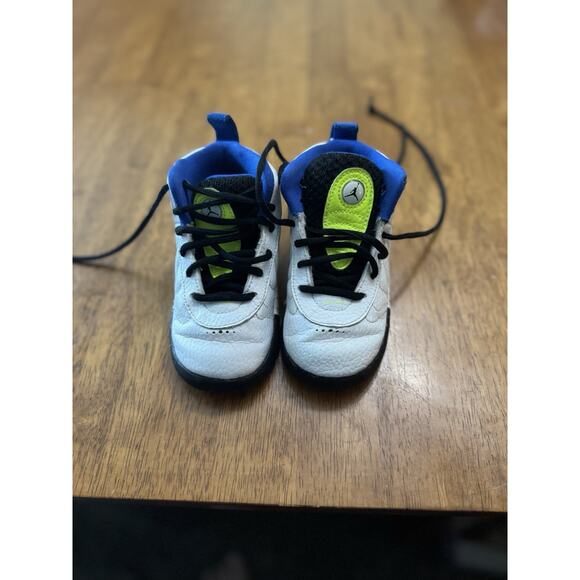 Nike Jordan Size 7C Jumpman Pro Toddler Sneakers Shoes White Blue NBS120 - Picture 1 of 5